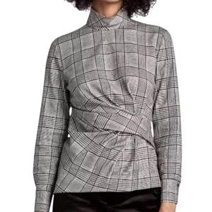 ZARA high neck long sleeve blouse/pullover